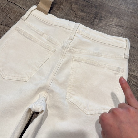NWT!! Madewell - The Perfect Vintage Jean - White - Size W24 - Picture 10 of 10
